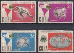 1962 CUBA n** 635 a 638