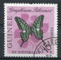 Timbre de Rpublique de GUINEE  1963  Obl  N 154  Y&T  Papillon