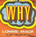 SP 45 RPM (7")  Lonnie Mack  "  Why  "