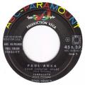 EP 45 RPM (7")  Anka Paul  "  Just young  "