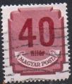 HONGRIE N Taxe 177 o Y&T 1946-1950 Quarante (Filigrane toile) 