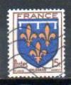 France Oblitr Yvert N604 Blason Orlanais 1944
