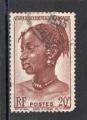 Timbre des Colonies Franaises / 1947 / Afrique Occidentale / Y&T N41