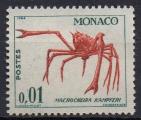Monaco : Y.T. 537A - Crabe "Macrocheira Kampferi" - neuf - anne 1964  