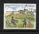 Norvge N 879 tricentenaire du fort de Kongsten 1985