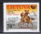 Lituanie / 1998 / Courrier  cheval / YT n 592 **