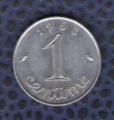France 1963 Pice de Monnaie Coin 1 centime pi de bl