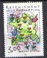 FRANCE 1999 - YT 3223 - RECENSEMENT DE LA POPULATION  - ob Ronde