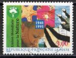 France 1998; Y&T n 3198; 3,00F, cinquantenaire de l'UICN, macareux moinel