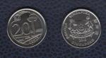 Singapour Pice de monnaie coin moeda moneda 20 Cents 2013
