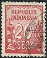 Indonesia 1951.- Cifra. Y&T 34. Scott 375. Michel 80.