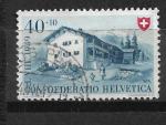 Suisse N 480 fte nationale maison de Prttigau  1949