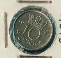 Pice Monnaie Pays Bas  10 Cents 1973  pices / monnaies
