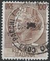 Italie - 1955/57 - Yt n 729 - Ob - Srie courante monnaie syracusaine 100 lires