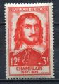 Timbre FRANCE 1956  Neuf *  N 1068   Y&T   Personnage Champlain