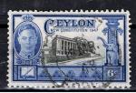 Ceylan / 1947 / Nouvelle constitution / YT n 268, oblitr