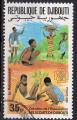 DJIBOUTI N 605 o Y&T 1985 Cration d'association (Les scouts de Djibouti)