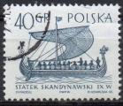 POLOGNE N 1419 o Y&T 1965 Navigation  voile (Drakkar Viking)