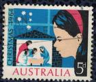 Australie 1964 Oblitr Used Enfant regardant la crche de Nol SU