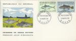 Enveloppe FDC 1er jour Sngal n271/272 Poissons de pche ctire - 05/03/1966