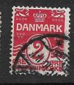 Danemark N 49  valeur centrale 2o  rouge 1905-13