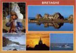  BRETAGNE - Multivues, tradition et patrimoine (enfant en costume breton, chalut