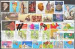 AUSTRALIE joli petit lot de 33 timbres diffrents oblitrs TB
