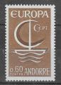 ANDORRE FRANCAIS N°178* (Europa 1966) - COTE 4.00 €