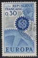 1521 -Europa 0.30 bleu - oblitr - anne 1967