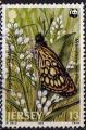 Jersey 1989 - Faune jersiaise menace: papillon/butterfly, WWF- YT 470/SG 493 
