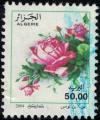 Algrie 2004 Oblitr Used Fleurs Roses Srie Courante Rosa Odorata 50 dinars SU