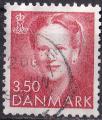 DANEMARK - 1990 - Reine Margrethe II  - Yvert 976 Oblitr