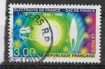 1996 FRANCE 2996 oblitr, cachet rond, EDF