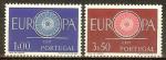 PORTUGAL N879/880* (europa 1960) - COTE 5.00 