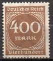 1923 - Deutsches Reich - Mi N 271 - 400.M brun - neuf sans gomme