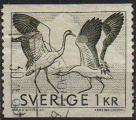 Sude/Sweden 1968 - Oiseau/Bird : grues cendres - YT 583 