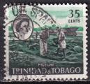 trinit et tobago - n 185  obliter - 1960/66