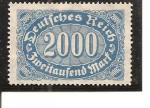 Allemagne N Yvert 188 (neuf/(*)) (sans gomme)