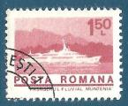 Roumanie N2769 Bateau Muntenia oblitr