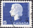 CANADA - 1962/63 - Yt n 332 - Ob - Srie courante Elizabeth 2 et symbole agricu