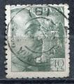 Timbre ESPAGNE 1940 - 45  Obl  N 683  Y&T  Personnages