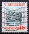 TUNISIE N° 849 o Y&T 1977 9e Festival des arts populaire (Stèle du XIIIe s)