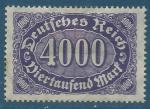 Allemagne N190 4000m violet neuf avec charnire