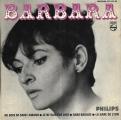 EP 45 RPM (7")  Barbara  "  Au bois de Saint-Amand  "