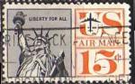 -U.A./U.S.A. 1961 - Cloche de la Libert, cadres disjoints - YT A 59/Sc C 63