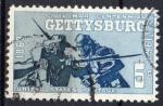 ETATS UNIS N 747 o Y&T 1963 Centenaire de la guerre civile (bataille de Gettysb