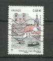 France timbre oblitr anne 2015 Chalon sur Saone