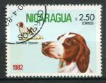 Timbre du NICARAGUA 1982  Obl  N 1192  Y&T  Chiens