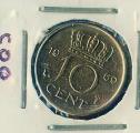 Pice Monnaie Pays Bas  10 Cents 1969 varit COQ  pices / monnaies