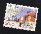 Oblitration ronde Used Stamp ALAMBIQUE 50$00 escudos PORTUGAL